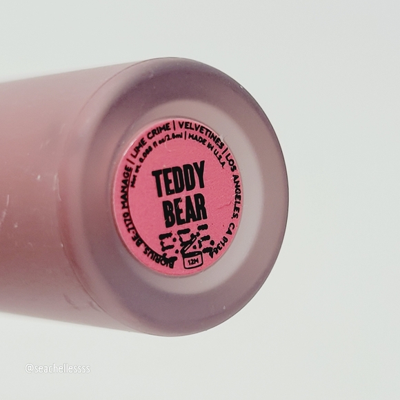 TEDDY BEAR | Velvetines Liquid Lipstick | Lime Crime | Brand New, NO BOX (NWT) - Picture 15 of 15